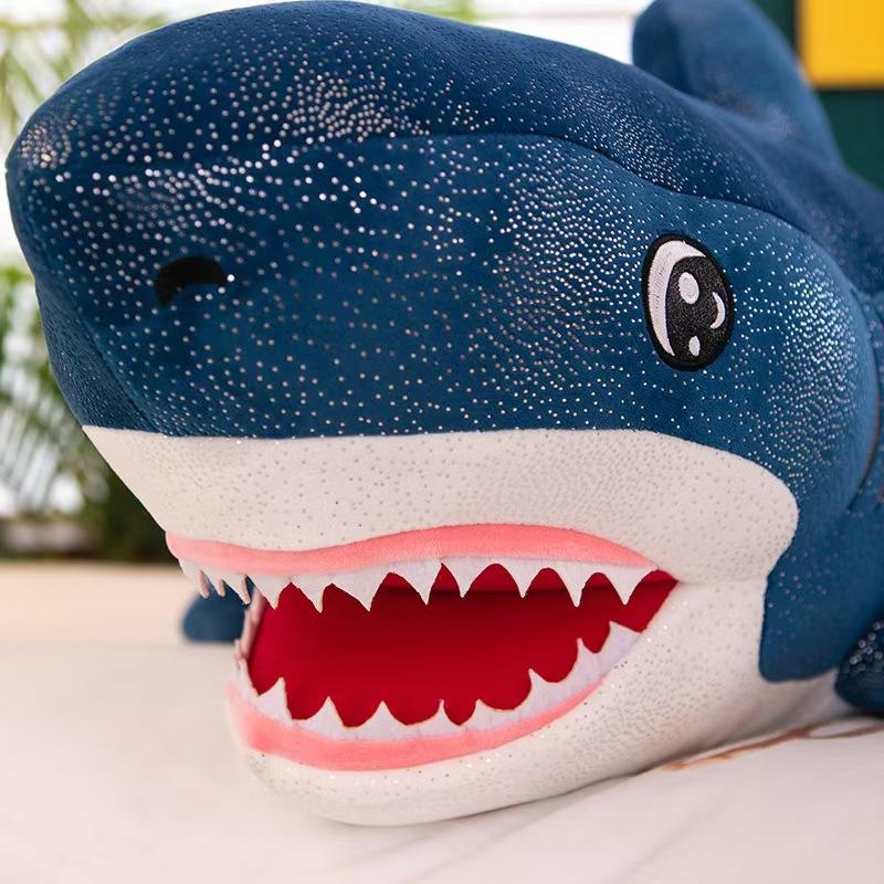 Shark Starry Sky Cute Cute Pet Pillow Aquarium Scenic Spot Ornament For Women And Boys Gift Plush Toys Premium