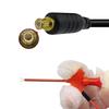 Excellent Contact Performance MCX Connector Oscilloscope Clip Black Red Oscilloscope Probe 1 1 Attenuation Ratio
