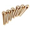 6pcs/set Pure Copper Brass Guitar Bridge Pin Strings Nail Pegs for Acoustic Guitar Keep Full Timbre