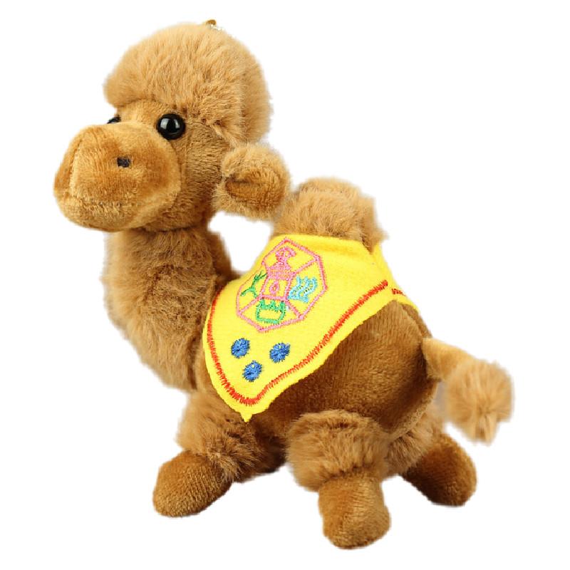 Adorable Desert Camel Plush Toy Soft Stuffed Animal Souvenir For Kids 15cm Pp Cotton