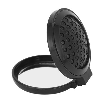 Mini Folding Mirror Hair Brush Home Travel Portable Round Pocket Cushion Hair Brush for Straight