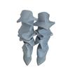 Cowboy Pleated Pile Boots Women's Two Wear Long Boots High Boots Spice Girls Stiletto Pointed Knight Boots