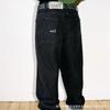 Jeans Denim Unisex Uomo Donna con Toppa Ricamata 3D Vestibilità Dritta Vita Media Pantaloni Casual Streetwear
