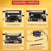 ZK-XW2 DC 3.6-15V 3000A LCDScreen Smart Portable DIY Kit 18650 Battery Nickel Steel Sheet Copper Sheet Dual Pulse Spot Welder