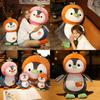 Cute Fruit Penguin Plush Toy Animal Zoo Couple Penguin Doll Baby Sleep Soothing Rag Doll 25cm 40cm 70cm 90cm