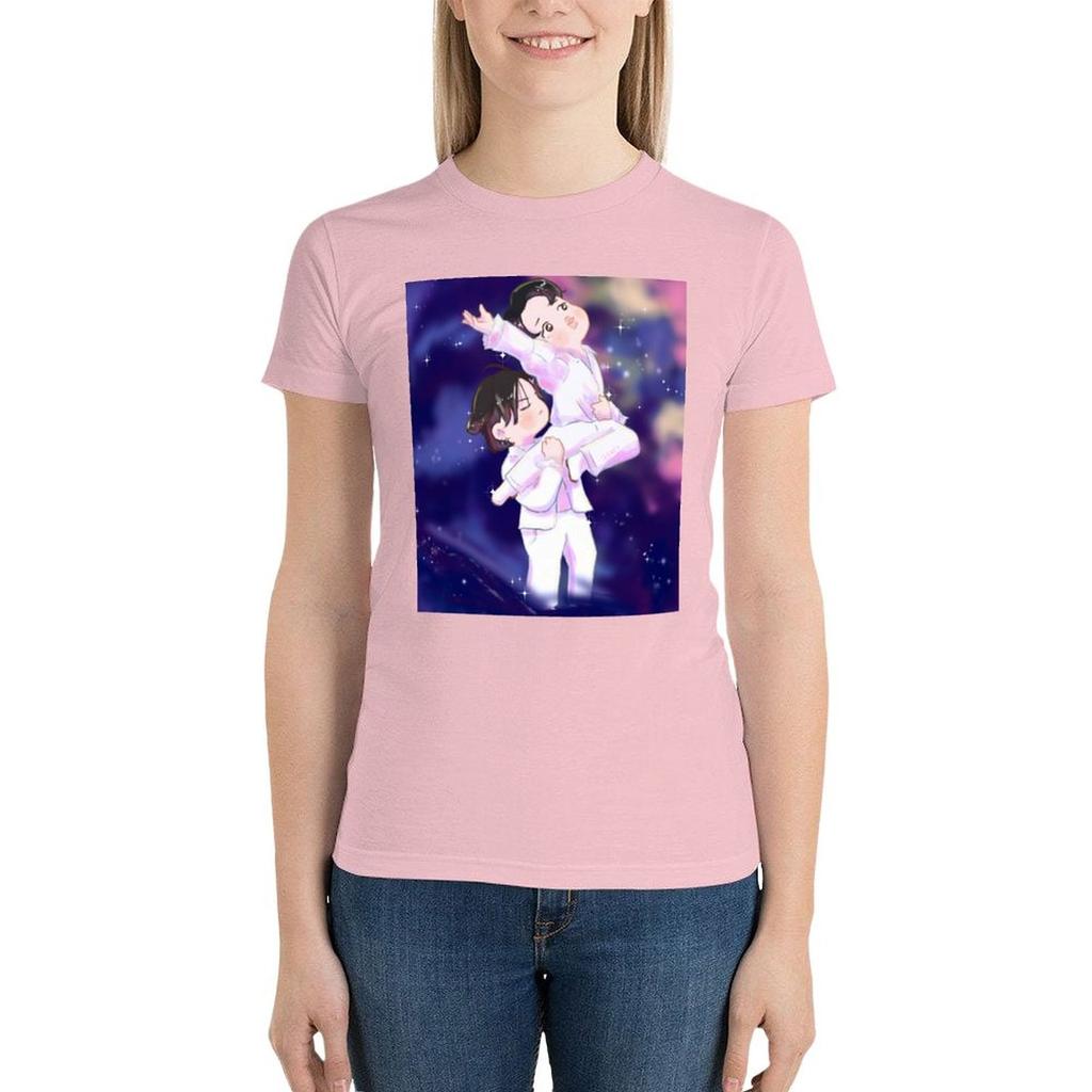 Black Swan Jikook T-Shirt Female Funny Cotton T Shirts Women