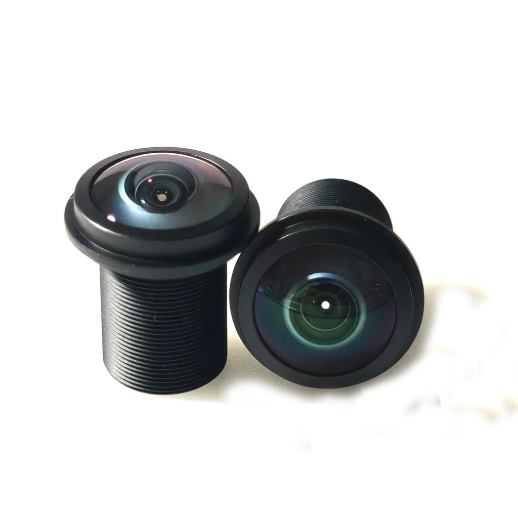 1.37mm F1.6 200° Ultra Wide Angle M12 Fisheye Lens OKS-3058-A69-650IR  Waterproof for 5MP 4K 360° Panoramic Car ADAS CCTV Camera