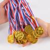 10/20Pcs Plastic Gold Winner Award Medals Kids Birthday Party Favors Sports Game Prize Toys Soccer Football Party Pinata Filler