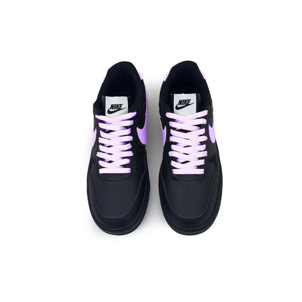 Nike Gamma Force Abrasion Resistant Low top Skateboard Shoes Women's Black Purple FQ6476-010(Team103-)