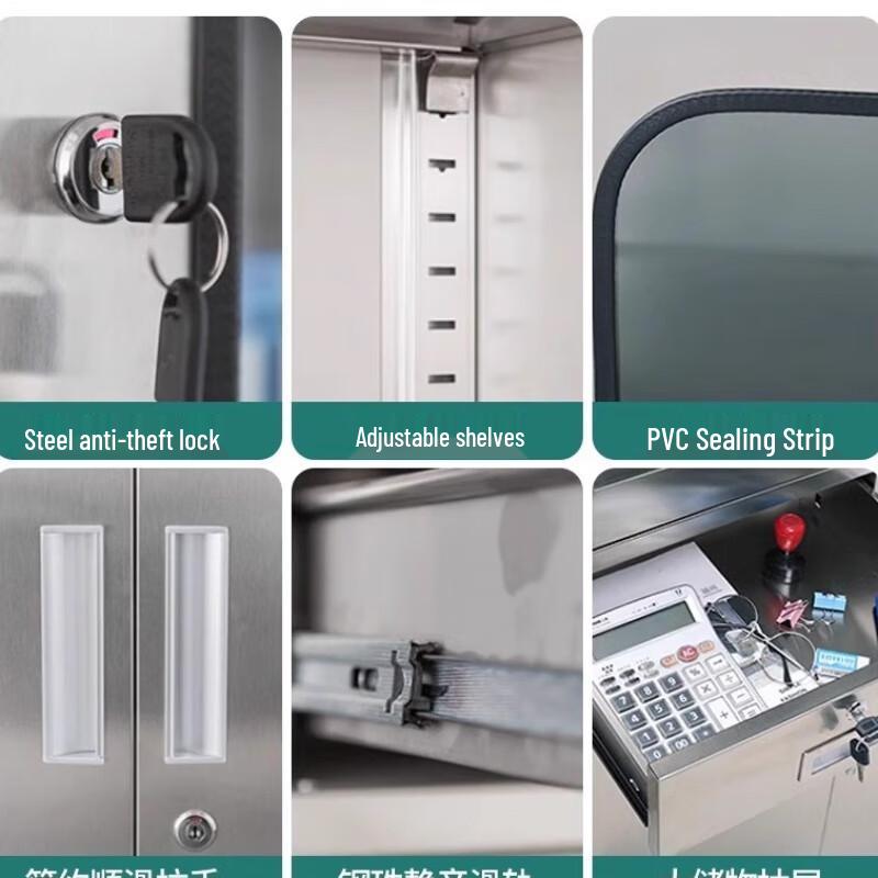 Stainless Steel Hospital Instrument Display Cabinet