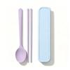 Food-Grade Silicone Spoon & Chopstick Set: Non-Slip, Anti-Mold, Heat Resistant, Perfect for Hot Pots & Soups.