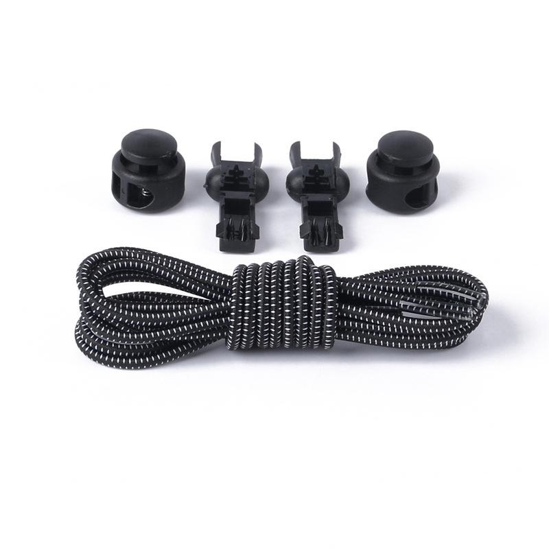 1 Pair of Elastic Shoelaces, Suitable for Children and Adults Stretching Lock Lazy Laces ,  Spring Retractable Sports Shoelaces