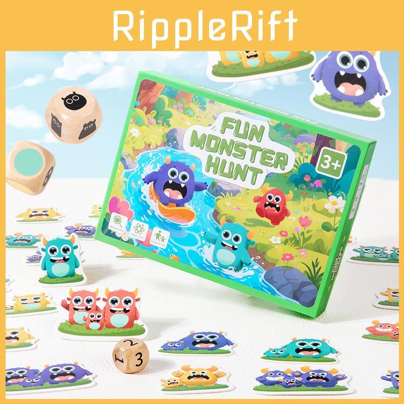 Wooden Puzzle Game For Children With Monster Pub Theme Fun Interactive Toy