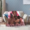 Ilya Rozanov Flanelldecken Beheizt Rivalität Hockey Vintage Überwurfdecke für Bett Sofa Couch 125*100cm Plüsch Dünne Steppdecke