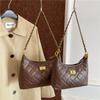 Rhombus Chain Bag Women's New Dumpling Bag Versatile Casual Retro Messenger Bag