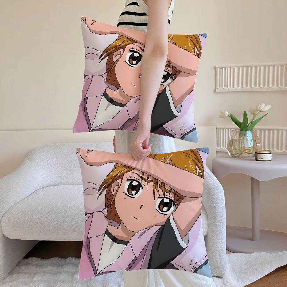 

N-Nagisa Misumi Pillow Case Sofa and Living Room Decorative Cushion Covers Dust-proof and Mite-proof Invisible Zipper 12x12Inch