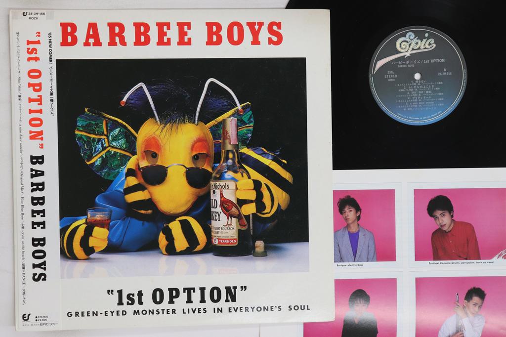 LP Record BARBEE BOYS - 1st Option 283H156 EPIC 1985 Japan Obi Japanese Pop/Rock Used