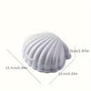 1pc Shell-Shaped Soap Box with Flip Lid, Cute Seashell Design, Drainage Holes & Snap-Fit Cover, Decorative Bathroom Organizer