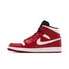 Air Jordan 1 Mid 'Gym Red' (Unisex) Gym Red / White Vintage Basketball Shoes 554724 605