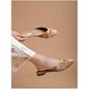 Women'S Ethnic Slip-On Mules Embroidered Flat Shoes With Low Heel  Stylish & Comfortable Casual Footwear Orange Eu41