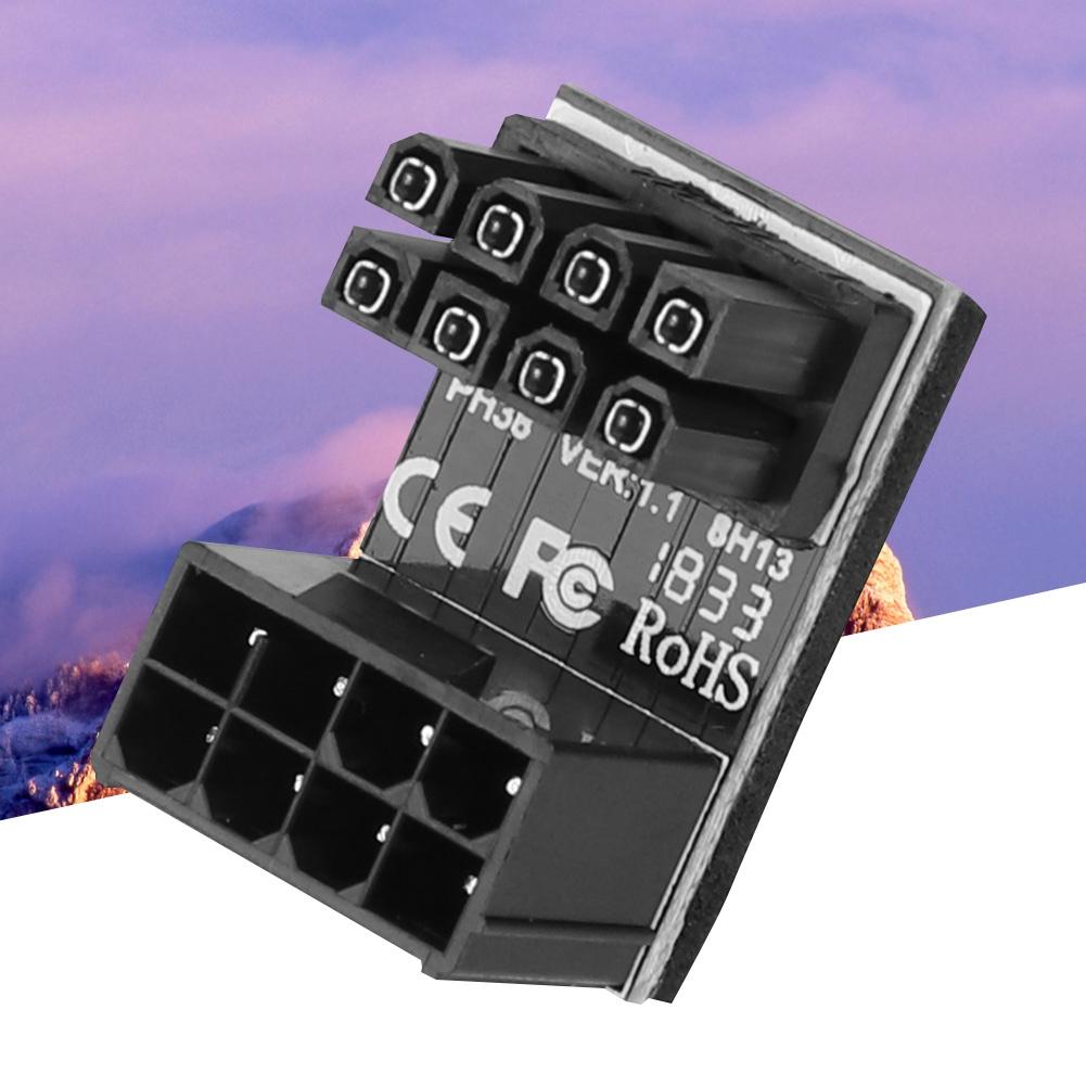 Grafikkarten-Stromversorgungsanschluss 8PIN Adapter 180 Grad Drehung PH38B (Druckknopf unten)