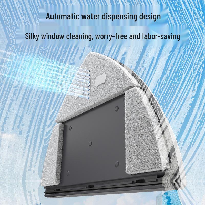Double-Sided Water-Holding Glass Wiper for High-Rise Windows - Professional Home Cleaning Tool