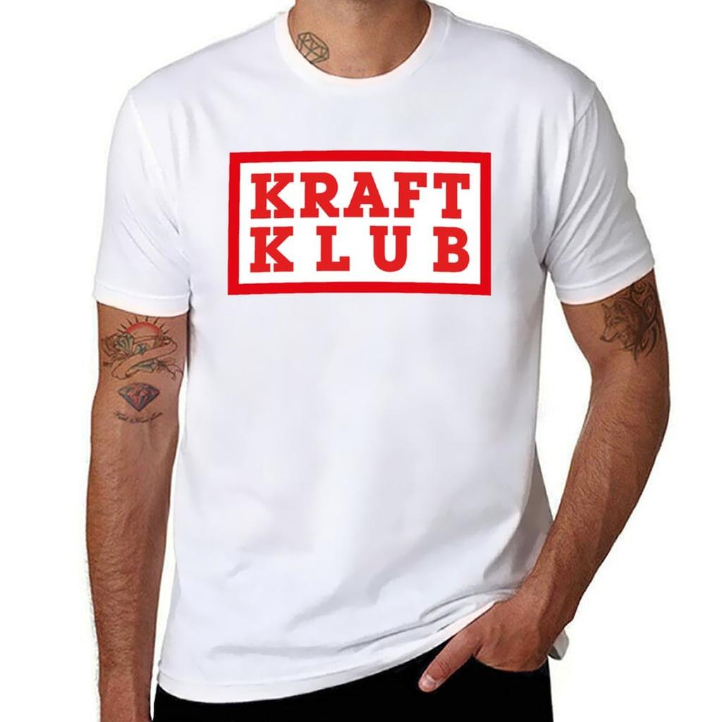 Kraftklub Camiseta Camiseta Unisex Camiseta de Algodón Para Unisex 100 Por Ciento Algodón Camisetas de Algodón Unisex 100 Camiseta