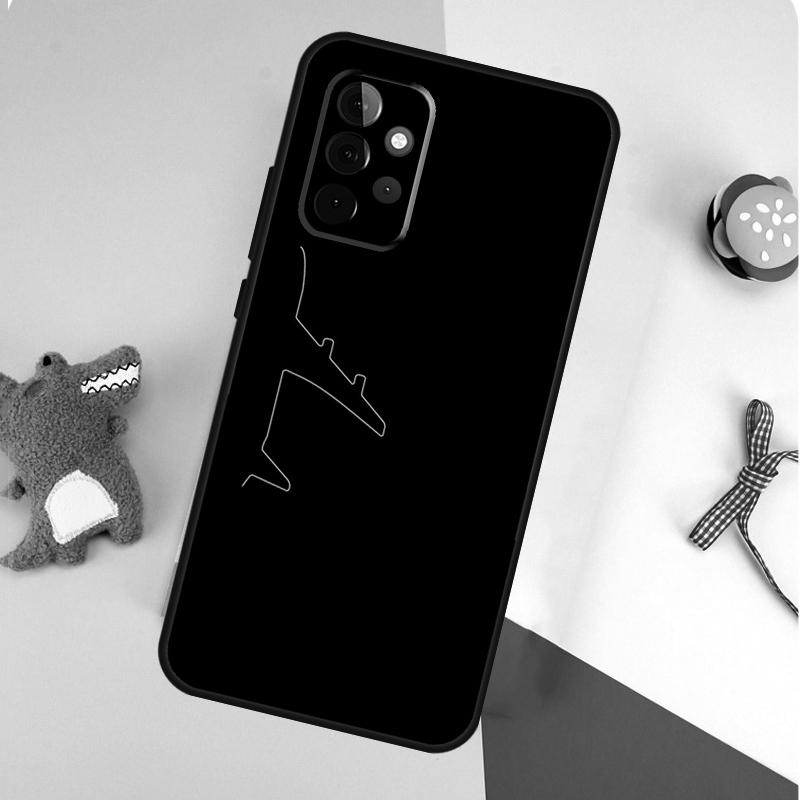 Aircraft Airplane Fly Travel Case For Samsung Galaxy A54 A34 A24 A14 A12 A22 A32 A42 A52 A72 A52S A51 A71 A13 A53 Cover