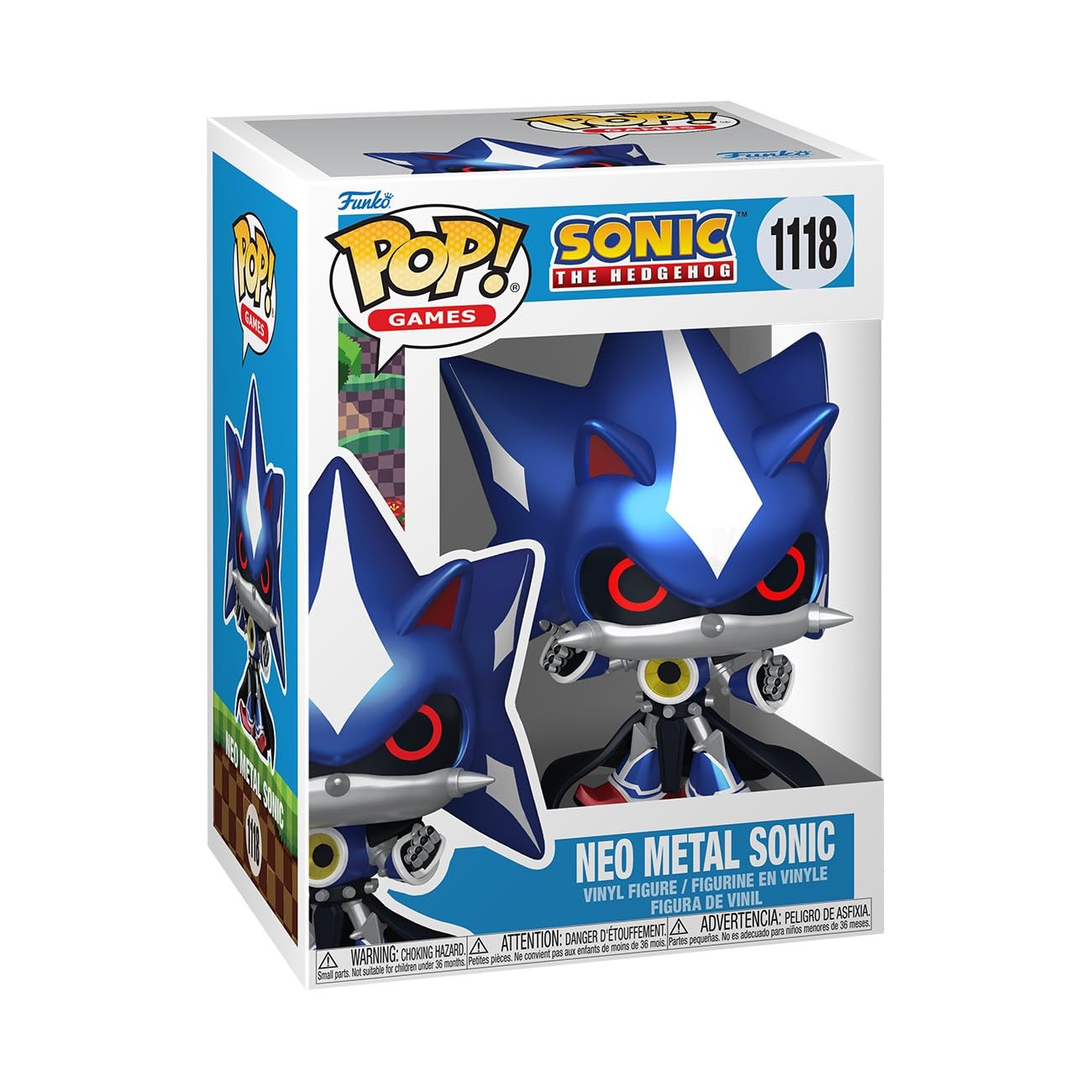 

FUNKO Sonic the Hedgehog Neo Metal Sonic Metallic Version Games Pop!