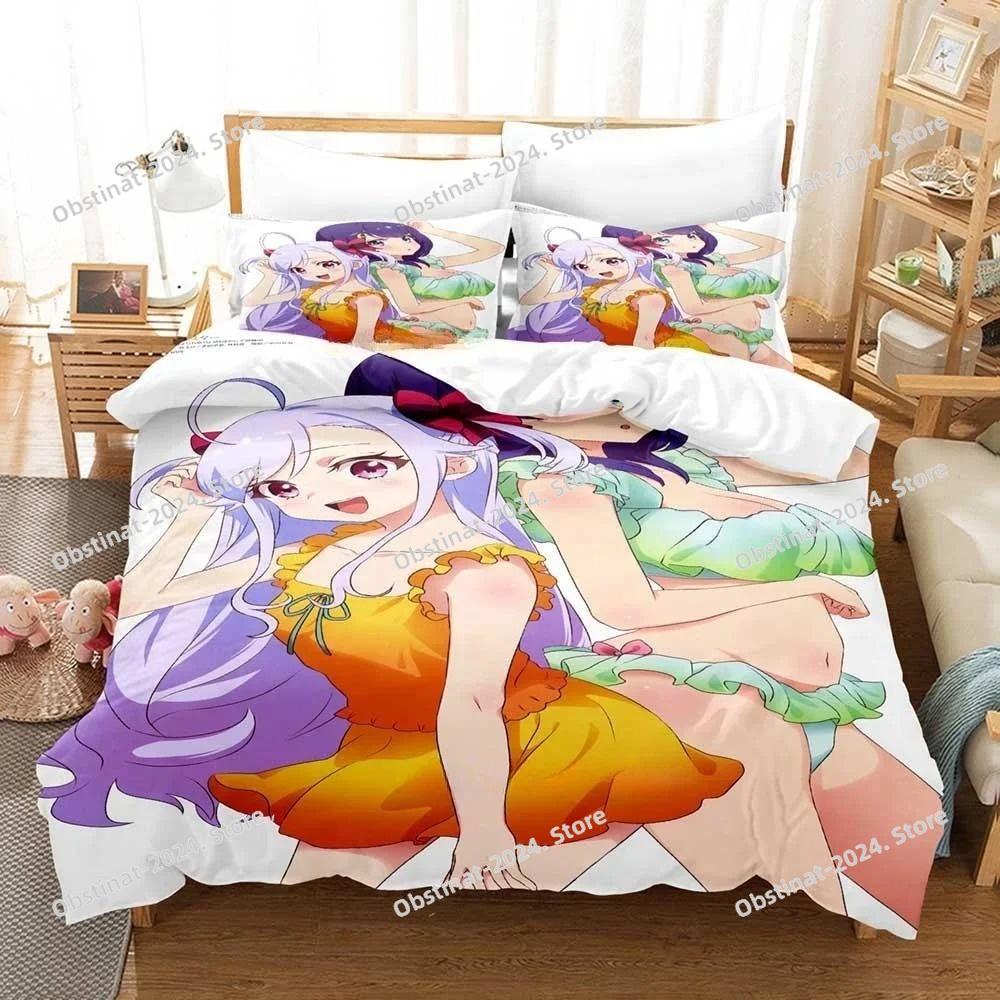 3D Print Anime Kawaii Girl World Dai Star Bedding Set Printed Duvet Cover Sheet Pillowcase Soft Quilt Cover Full Queen King Size