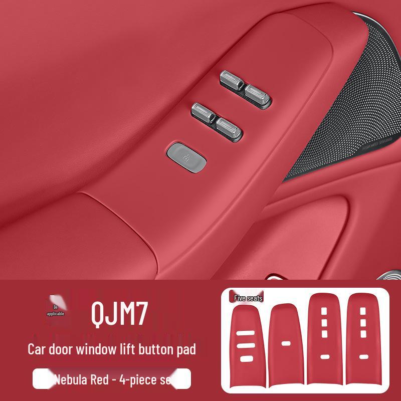 Silicone Armrest Protector for M7/M8 Car Door Window Lifter Panel