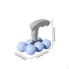 6 Wheel Massage Roller, Degree Compact Multifunctional Manual Tool, Body Roller for Waist,