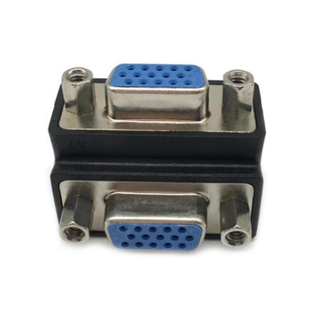VGA Right Angle 15 Female to 15 Female 90° Adapter in Projectors LCD
