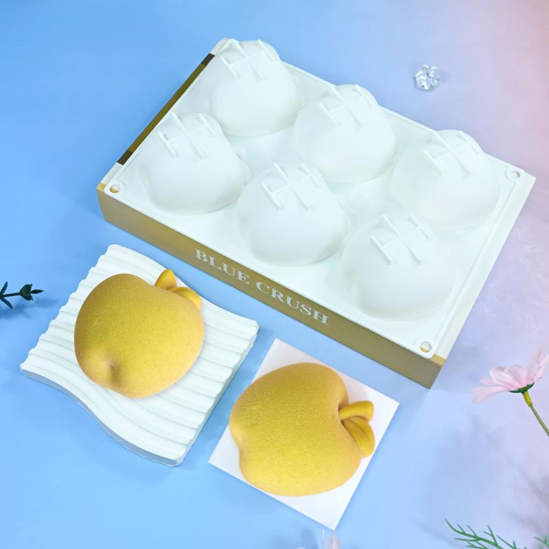 Cherry Design Food Grade French Fruit Mousse Mould Silicone Cake Mold Chocolate Mold Dessert Baking Tools