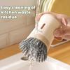 Kitchen Cleaning Brush Press Dish Pot Scrubber with Transparent Windows Kitchen Washing Tools for Stoves Range Hoods Sinks