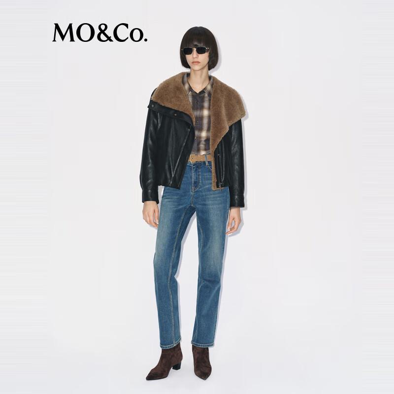 

MO&Co. Women s High Waist Cropped Denim Jeans 25