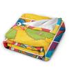 Sesames Streets Blanket Soft Warm Comfortable Plush Throw Blanket For Girls Boys Couch Chair Flannel Bedspread Bed Cover