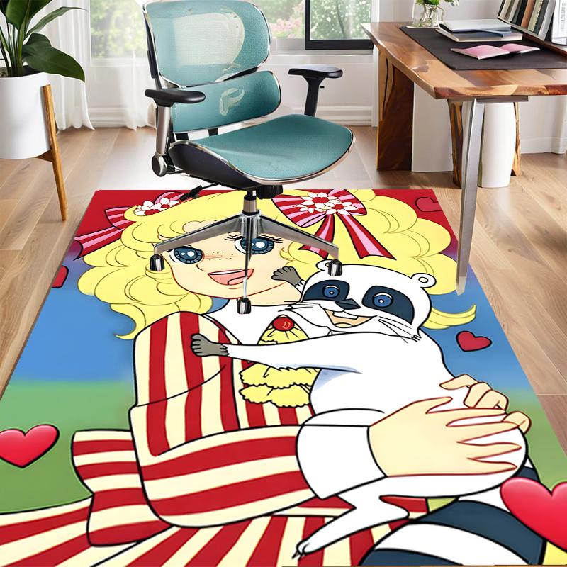 1pc Candy Candy2 Design Area Rug - Non-Slip, Soft & Cozy Floor Mat for Living Room, Bedroom, Office - Indoor/Outdoor Decorative Carpet