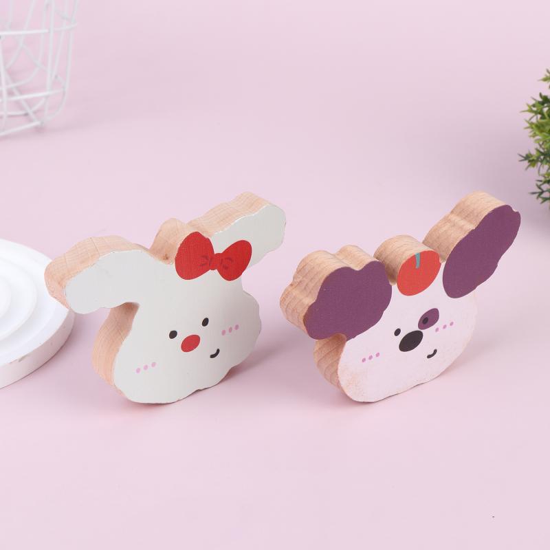 Cute Animal Wooden Hook Cartoon Wall Mount Hanging Hook Decorative Towel Holder Hook For Nursery Bedroom Home Wall Decoration