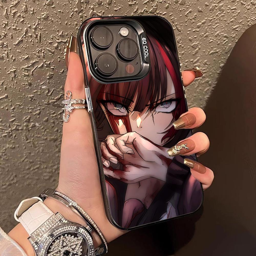 Arknights Zima Translucent Mobile Phone Case for iPhone 17 16 15 14 13 12 11 X XR XS Air Pro Max Plus Colorful Cover