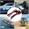 Cord 16AWG Car Extension Cable Battery Charging Cable SAE Waterproof Solar Vehicle Battery Power Cable To SAE 12V-36V Solar Plug