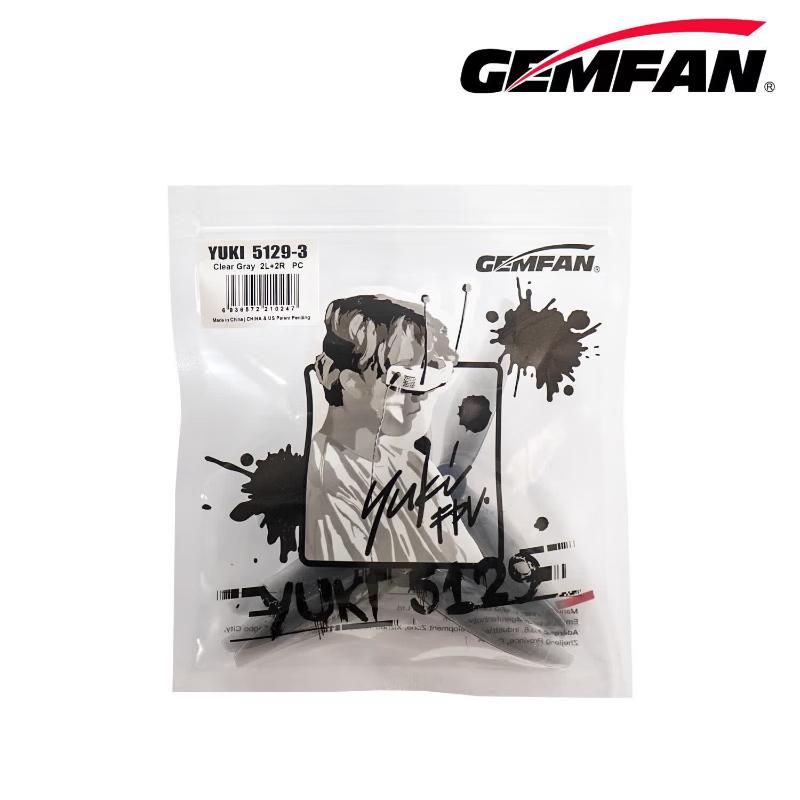 GEMFAN 5129 5-inch Three-Blade PC Racing Propeller Set