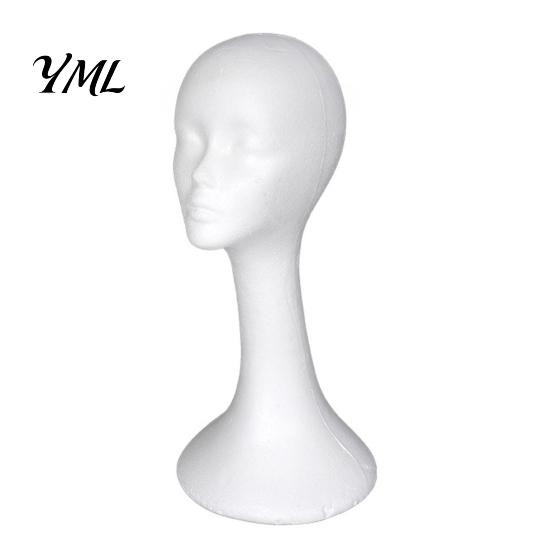 Testa Manichino in Schiuma, Supporto Espositore per Cappelli Uomo Donna, Modello Leggero per Formazione Cosmetologica per Conservazione Parrucche Strumento per Acconciatura