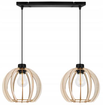 MODERN WOODEN LED CEILING HANGING LAMP
