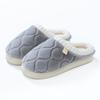 Home Thermal Cotton Slippers Winter Thick Bottom Soft Bottom Non-slip Indoor Silent Home Couple Plush Slippers