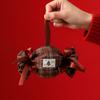 Christmas Candy Gift Bag With Grid Printing For Kids And Children