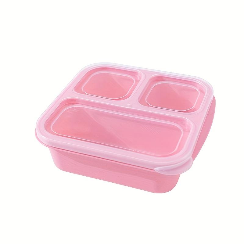 1pc Snack Candy Nuts Fruit Storage Box – 3-Compartment Container, Reusable Meal Prep, Portable Lunch Box for Home/Office, Dishwasher/Microwave Safe