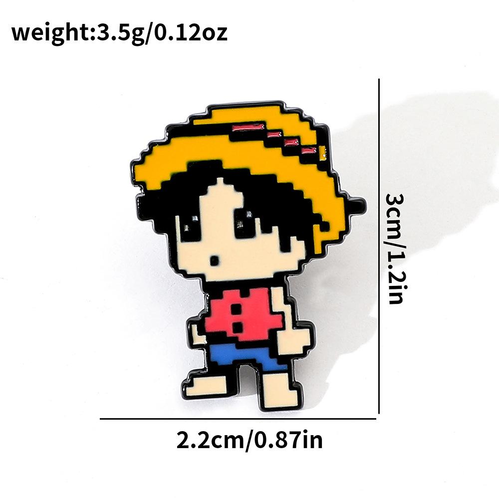 191 Spot ONE PIECE Brooch Riman Metal Badge Luffy Pirates One Piece Pin Accessories