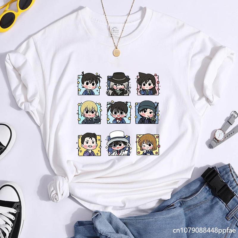 Women's new anime Harajuku printed T-shirt personalized women's casual T-shirt cartoon pattern T-shirt