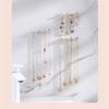 6/12Pcs Necklace Ring Storage Rack Behind Mirror Cabinet Door Anti Tangle Jewelry Display Rack Suitable For Men And Women